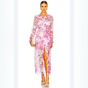 Generation Love - Women’s Silvia Maxi Dress in Pink Floral - Size: US 0